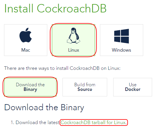 Download CockroachDB